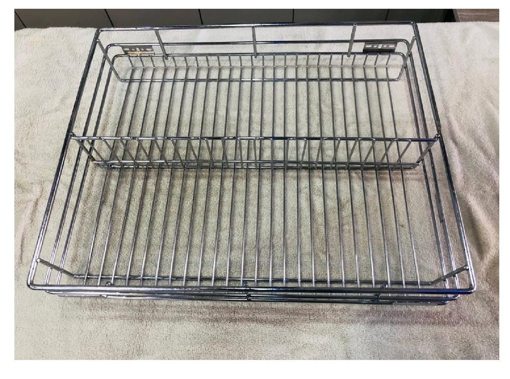 Stainless Steel Partition Basket, For Kitchen