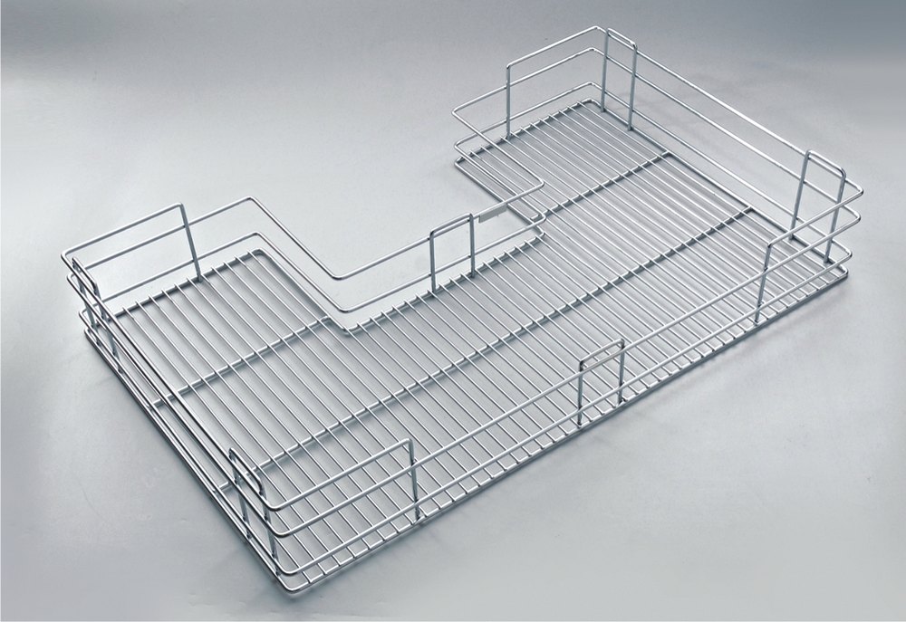 Slimline Stainless Steel Modular Below Sink Basket