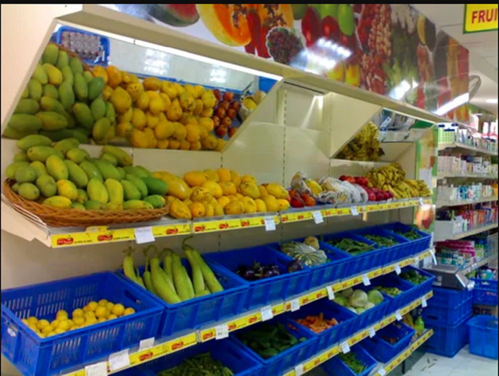 Fruits And Vegetable Plastic Racks, For Supermarket
