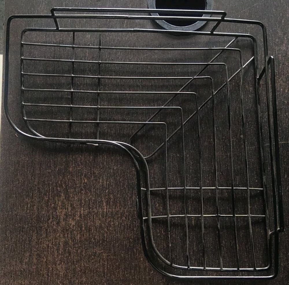 Kitchenware Silver Mild Steel Corner Wire Shelf, 1, Size: 15 X 15 X 6 Inch