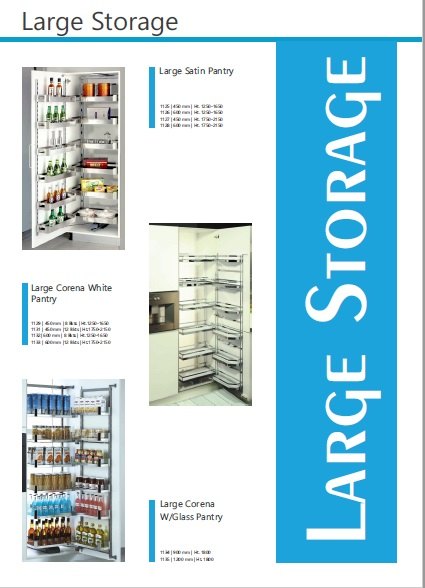 Stainless Steel White Pantry Unit, Size/Dimension: 450-600 MM