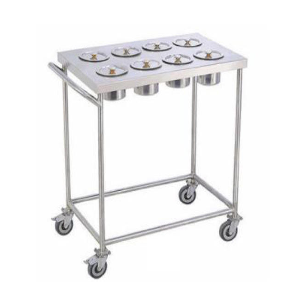 SS Kitchen Rolling Trolley, Capacity: 10 Kg