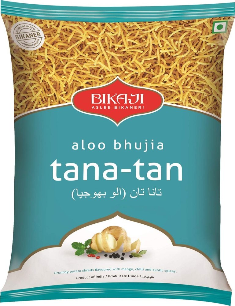 Bikaji Tanatan Aloo Bhujia, Packaging Type: Pouch