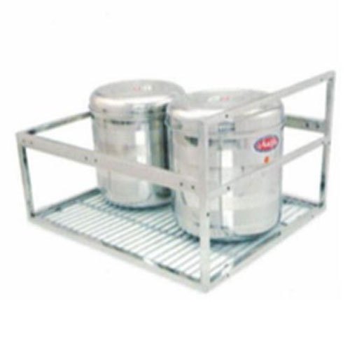 Stainless Steel Grain Trolley, Size/Dimension: Rectangular