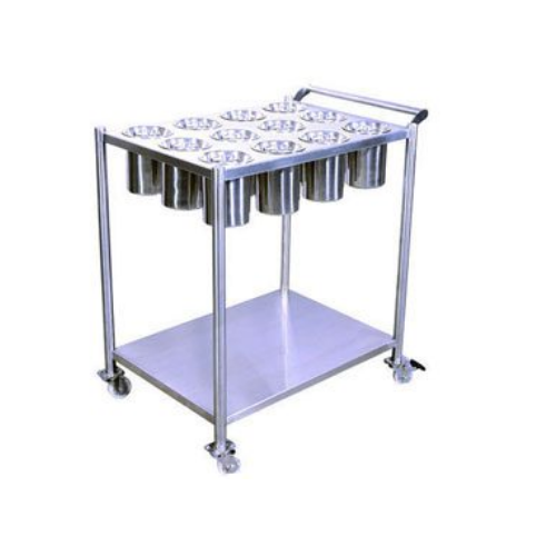 Stainless Steel 2 Shelves Masala Trolley, Size/Dimensions: Standard, Size: 24x24x34 Inch