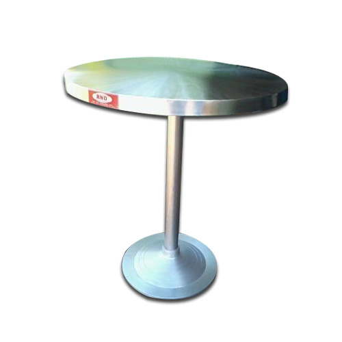 Commercial Aluminum Base Dining Table