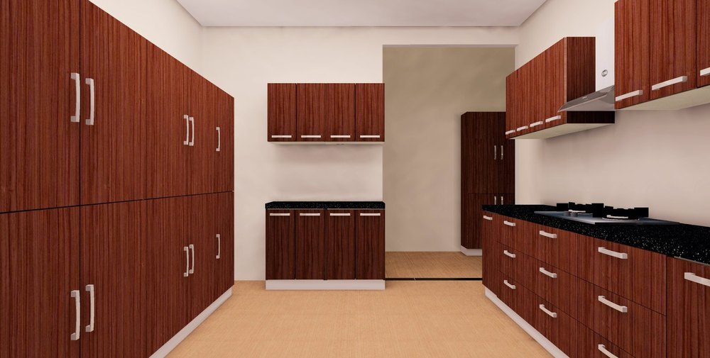 Modern Acrylic Modular Kitchen