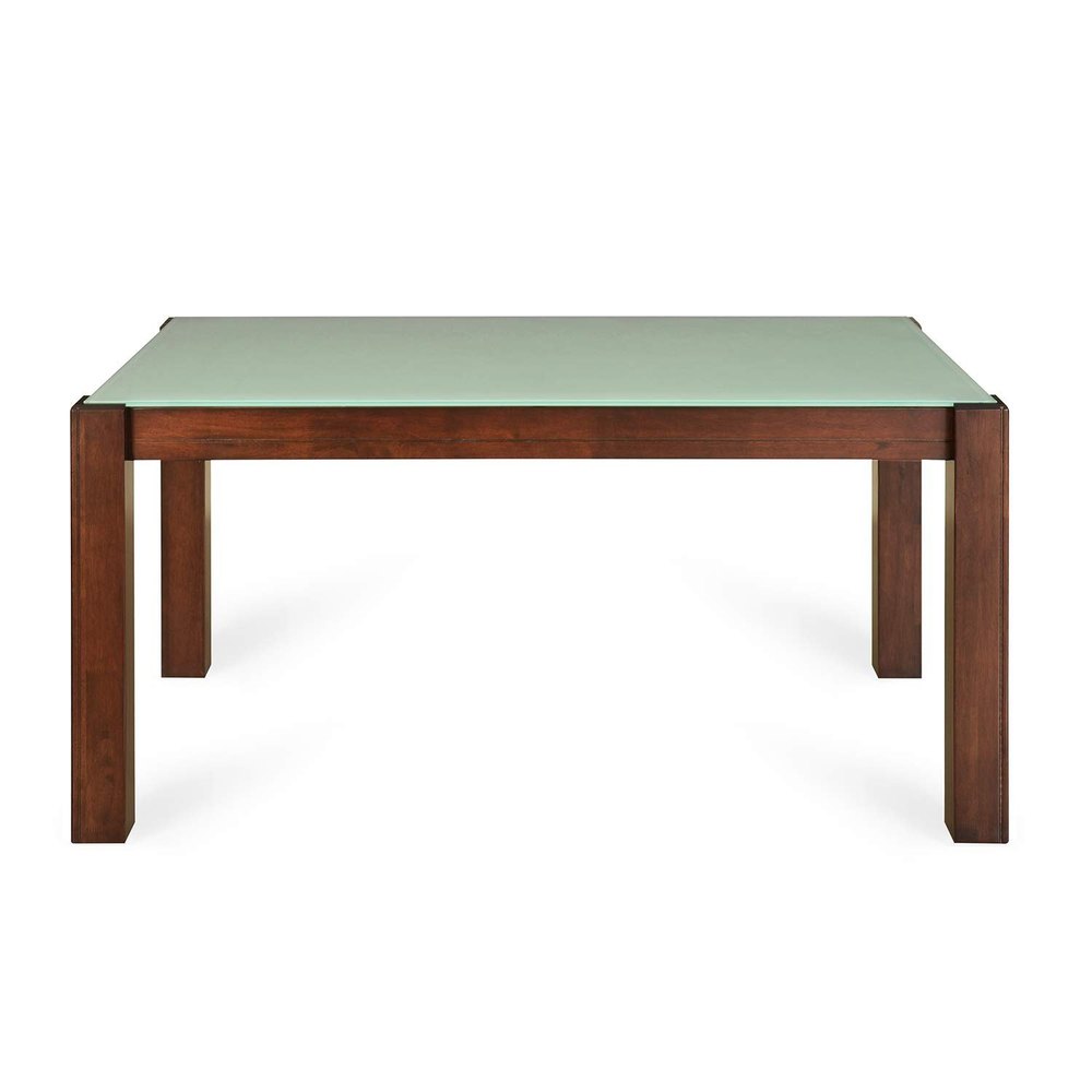 Rectangular Nilkamal Brighton 6 Seater Tempered Glass Dining Table