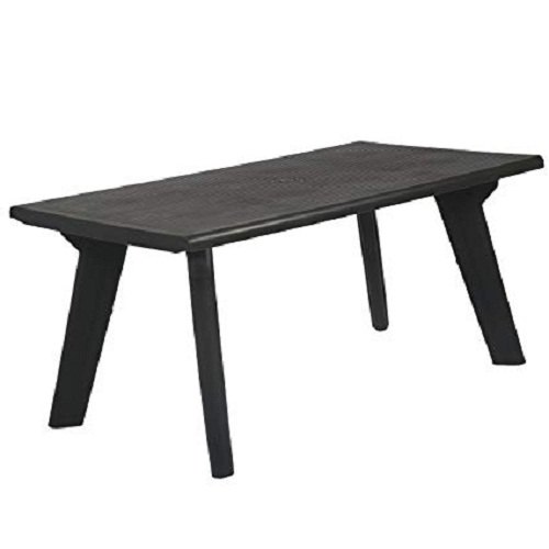 Plastic Black Supreme Dining Table
