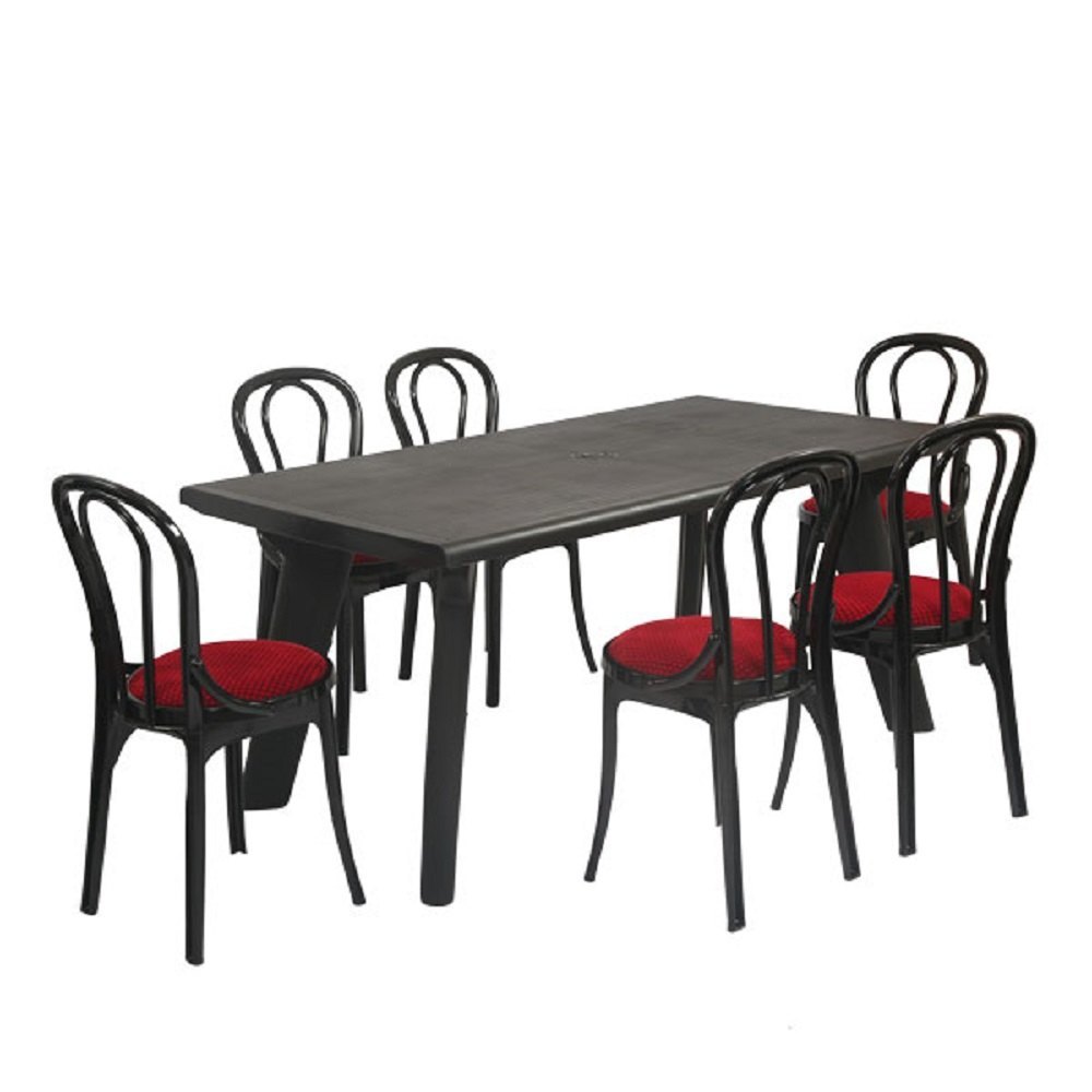 Rectangular Supreme 6 Seater Plastic Dinning Table