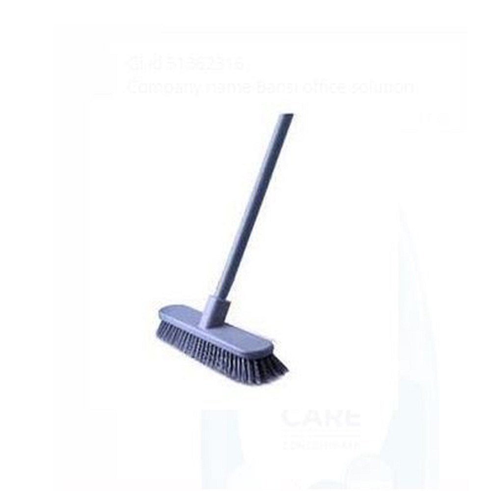 Plastic Hard Push Broom For Floor Cleaning, For Hotel, Office