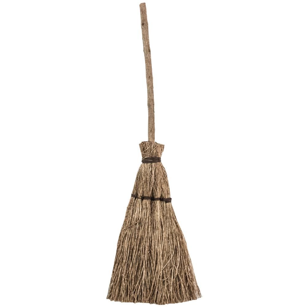 Wooden Long Handle Coconut Broom