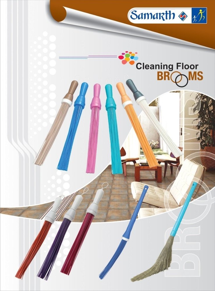 Samarth Unbreakable Plastic Kharata Broom, Packaging Type: Packet