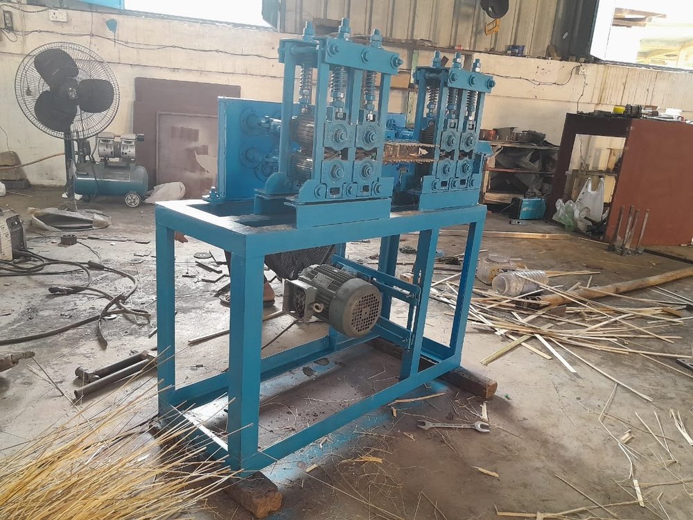 1.5 HP Iron Bamboo Broom Zadu Stick Making Machine