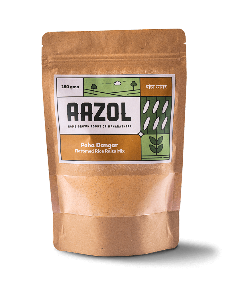 Brown Aazol Raita Mix Poha Dangar 250g
