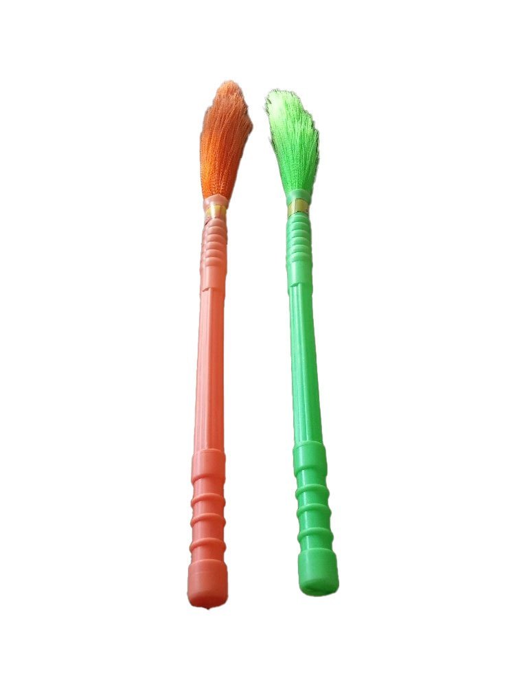 Colourful Plastic Broom, For Cleaning, Packaging Type: Packet