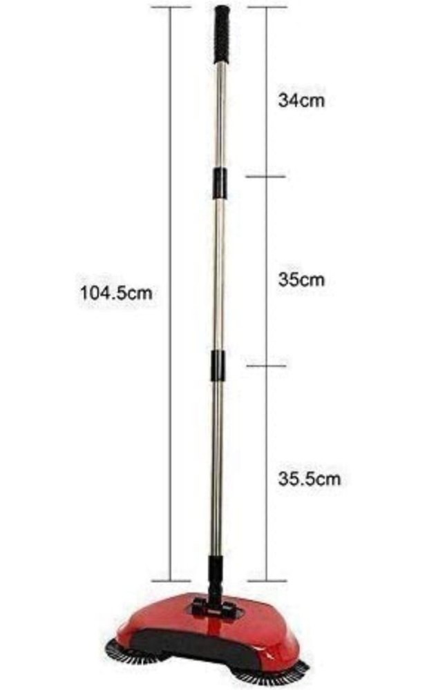 Steel And Plastic Hand Push Broom