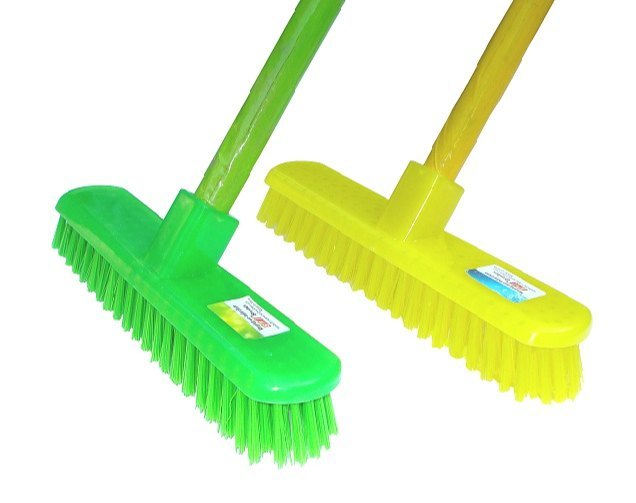 Plastic Hardy Floor Scrubbing Broom Fresh