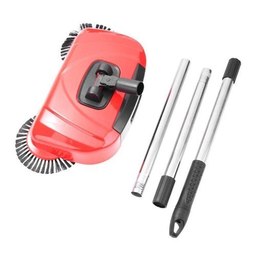 Plastic Stainless Steel spin broom