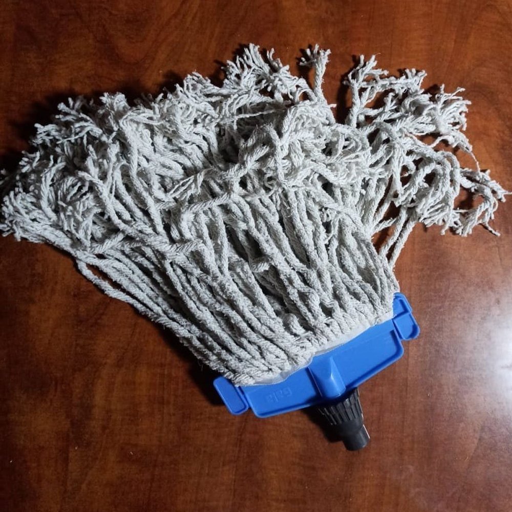 White Cotton Mop, For Floor Cleaning