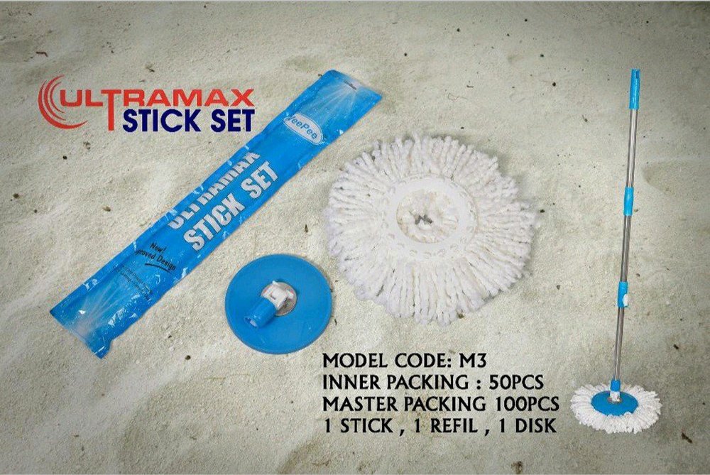 Regular Utlramax Mop Stick Set, Packaging Type: Box, Grade: Ss Steel And Pp