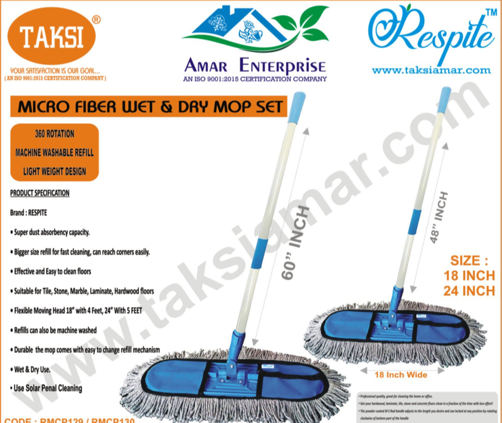 Respite Microfiber Wet And Dry Mop