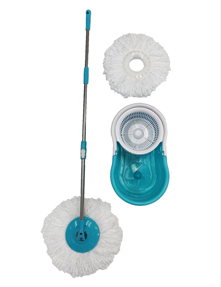 Microfibre 360 Degree Spin Mop Bucket Set, For Cleaning, Packaging Type: Box Packing