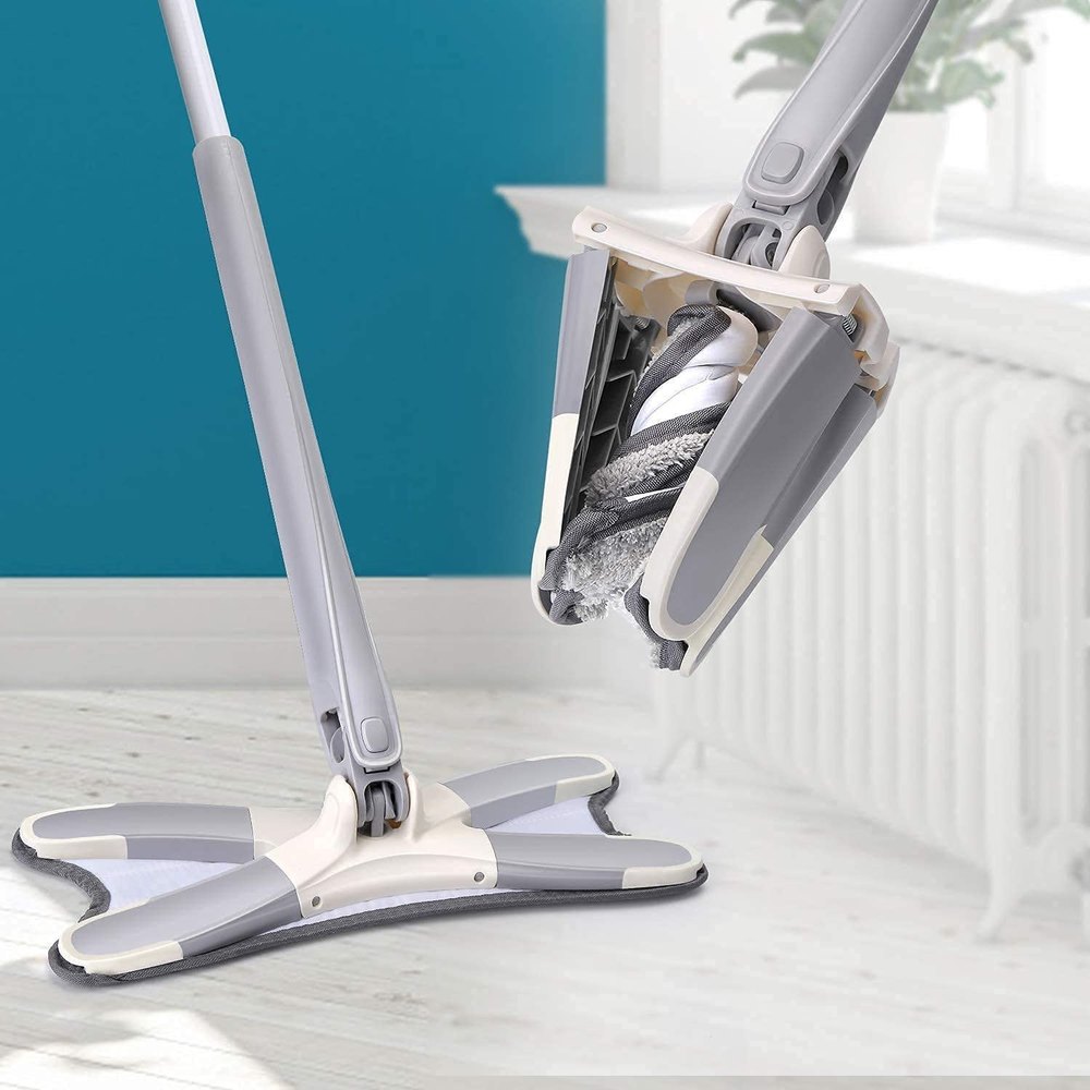 Shop Stoppers Microfiber Flat Floor X Shape Twist Mop