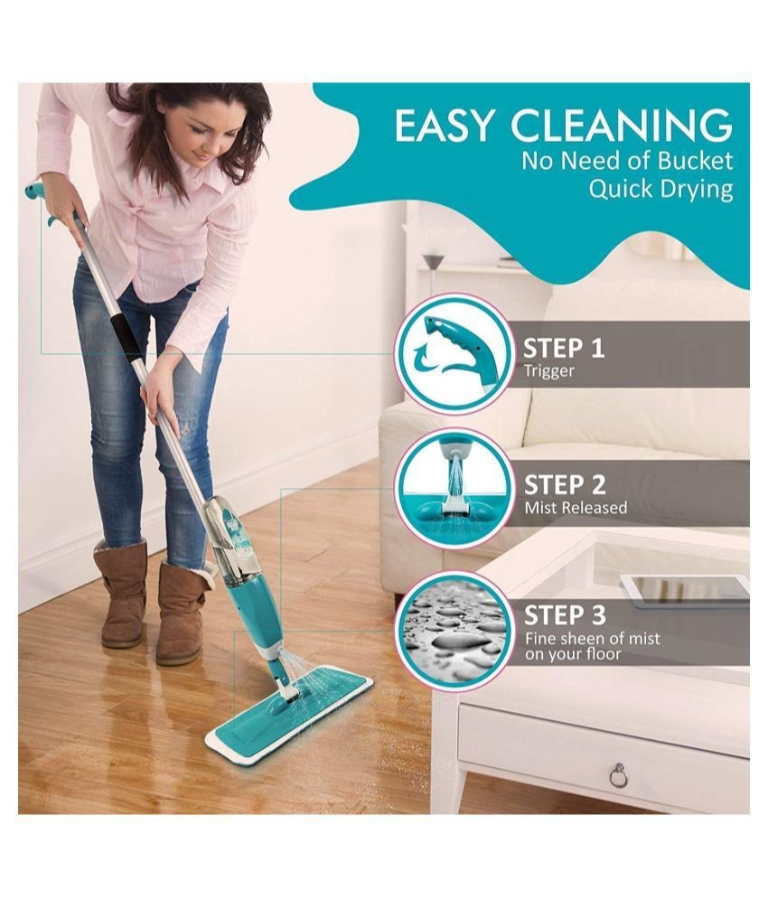 Mix Microfiber Spray Mop, For Home Cleaning