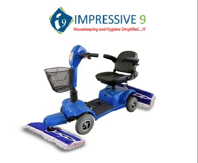 Impressive 9 Scooty Mopping Machine, for Industrial use, Model Name/Number: M-109