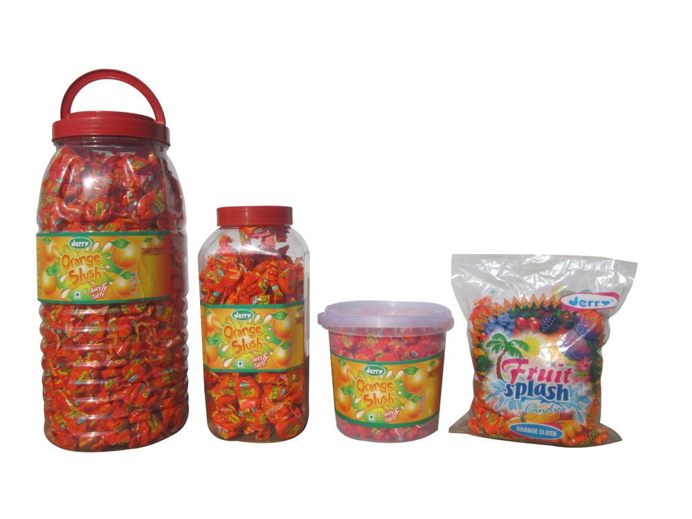 Jerry Candy Orange Slush Candies, Packaging Type: Packet