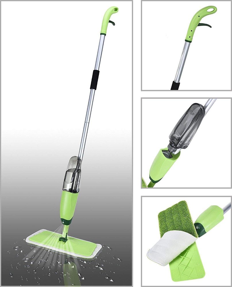 ISABELLA Multicolor Floor Mop With Removable Washable Cleaning Pad (Random Color), Size: Medium