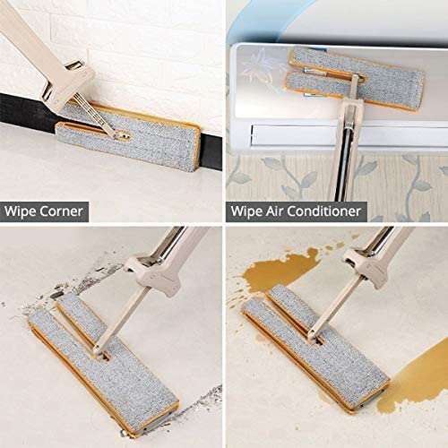 Harsh Brown Flat Mop, For Home, Size: M Size