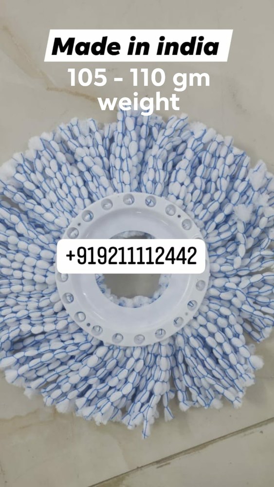 Made In India Microfibre Mop Bucket Refill, For Home, Packaging Type: Unbranded