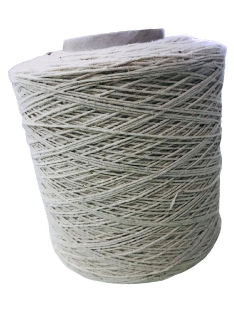 White Ring Spun 2 Count Single Ply Dyed Cotton Yarn, For Weaving
