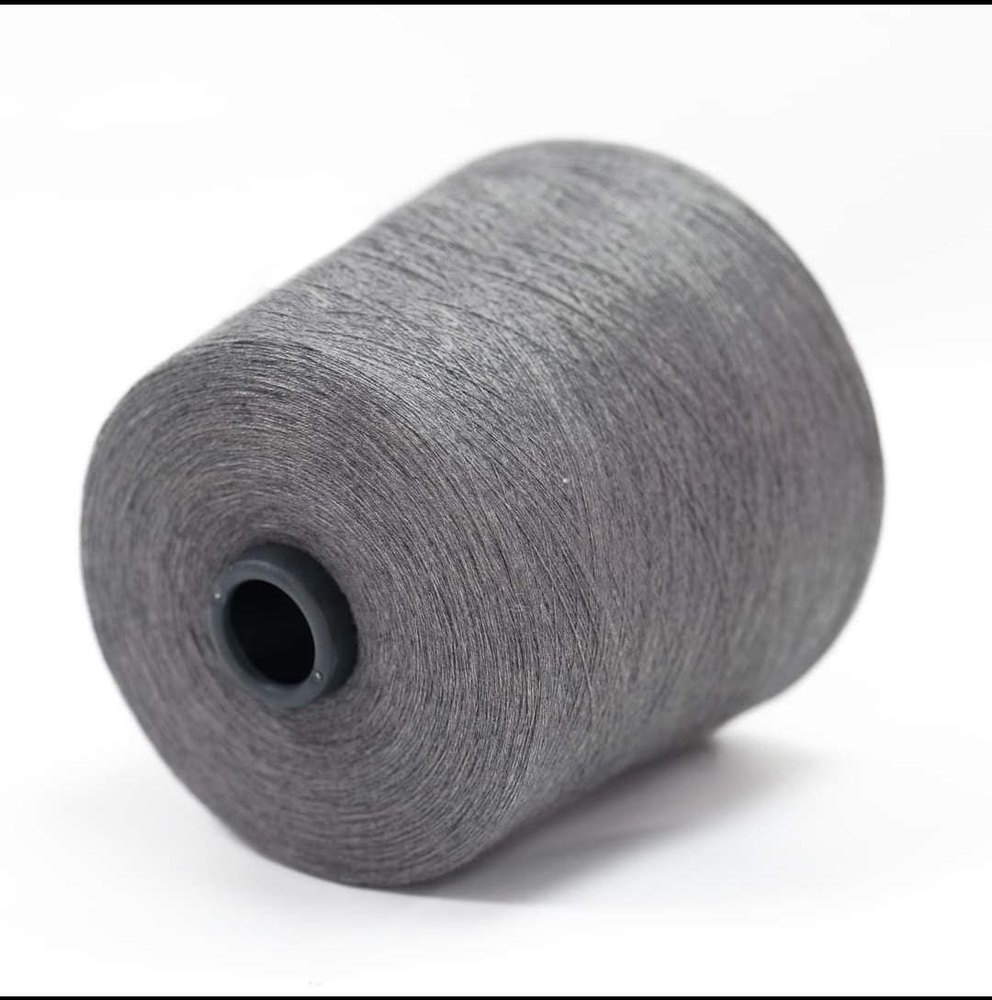 Semi-Dull Cotton Charcoal Melange Yarn, For Textile Industry
