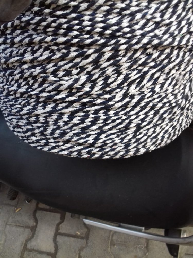 2 color cotton mop yarn