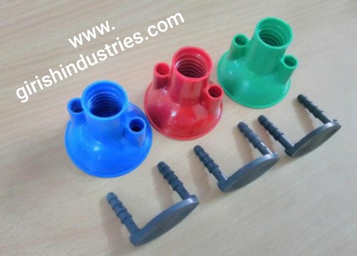Plastic Round Mop Cup With Clip, Packaging Type: Bag, Size: Regular