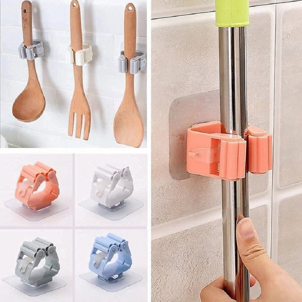 Plastic BROOM MOP HOLDER, For Home, Size: Small