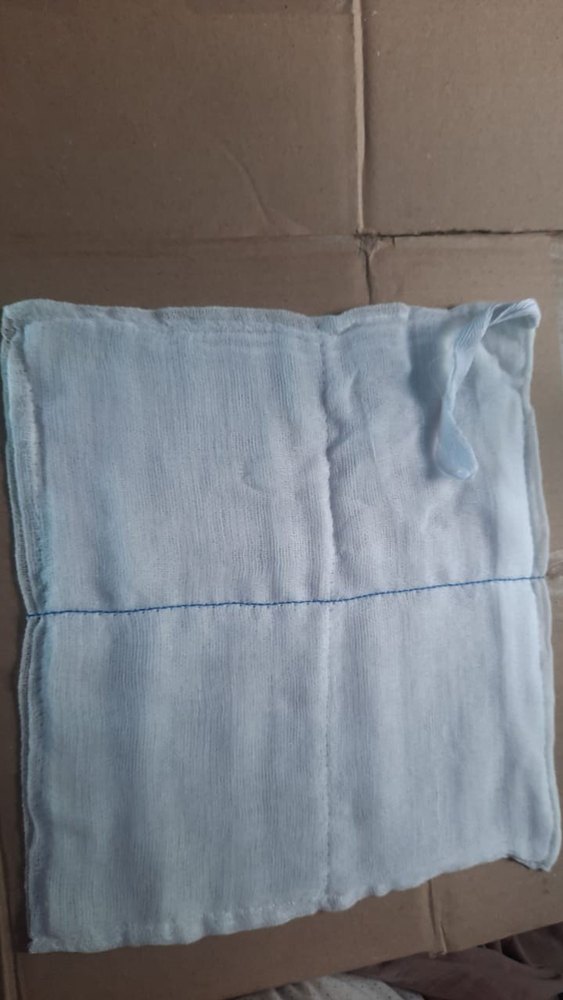 Cotton Surgical White Mopping Pad, Packaging Type: Packet, Size: 16 X 8 Cm