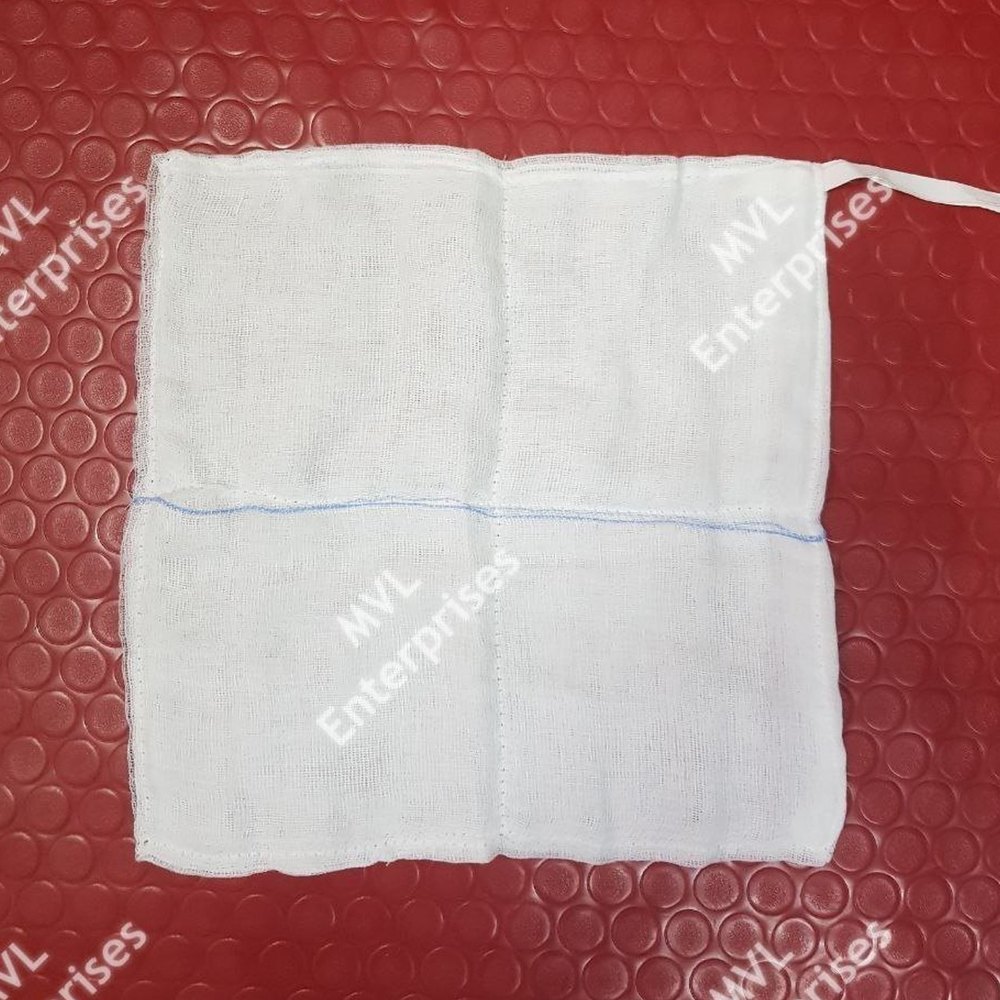 Cotton White MOPPING Pad, For Hospital, Size: 30 X 30 cm