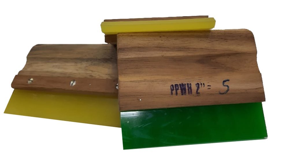 Rubber Wooden Screen Printing Squeegee Blade img