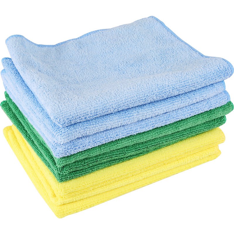 Yellow Microfiber Cloth, For Cleaning