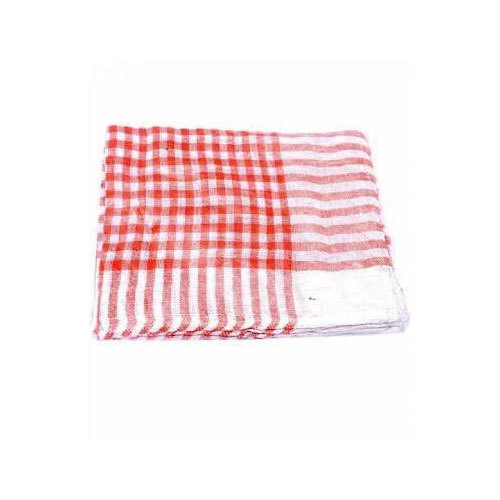 Cotton Red and White Cloth Duster