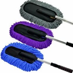 Imported Grey Microfiber Car Duster With Handle