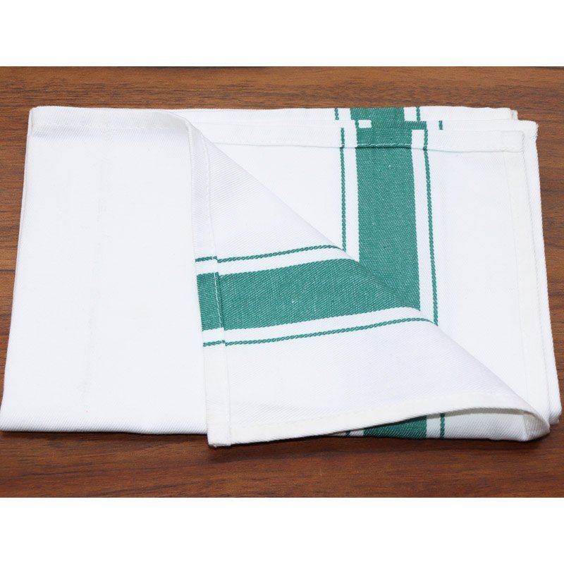 Border White Kitchen Cloth for Cleaning