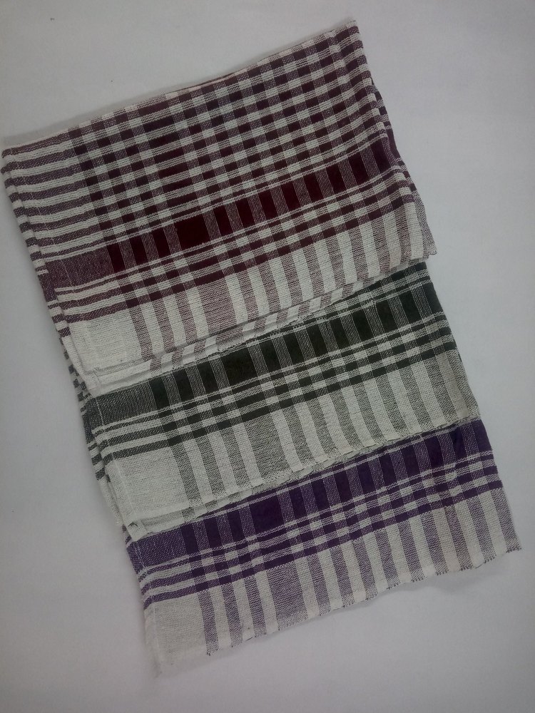 Multicolor Check Cotton Duster, For Lunch Towel, 30-35 Grams