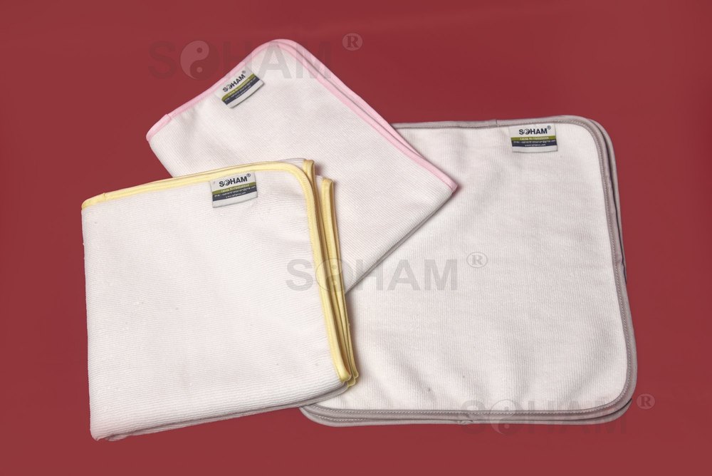 Plain White Wiping Cloth, For Dusting, Size: 12 X 12inch