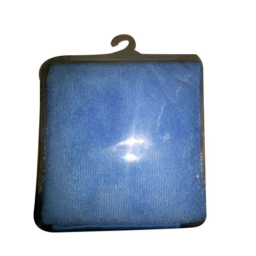 Blue Microfiber Wiping Cloth, 380 Gsm, Size: 40 X 40 Cm