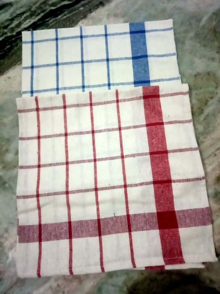 check Kitchen Cleaning Cloth, For Hotel, Size: 25x25